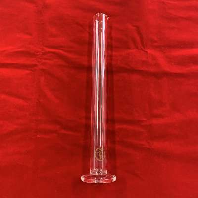 250ml 3.3 glass measuring cylinder with round glass bottom